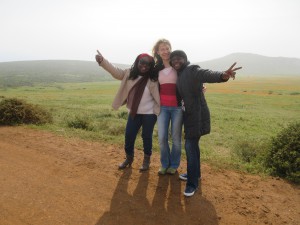 My new friends from Angola: Louisa and Manuela. Louisa is in my class and Manuela also stays by hostmother Susan.