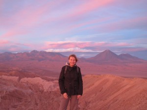 Atacama Wüste, Valle de la Muerte, Sonnenuntergang, 25.5.16